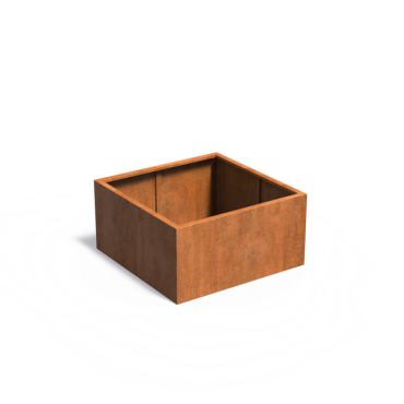 CARREZ zonder bodem 1200x1200x600mm Corten (CAW4.2)