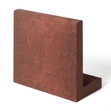 L Element 50x50x120 Roestbruin