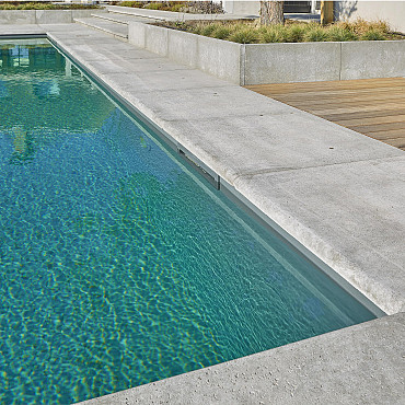ArtiStone Oud Hollands Zwembadrand hoekstuk 90 graden 60/40x60/40x5cm Taupe