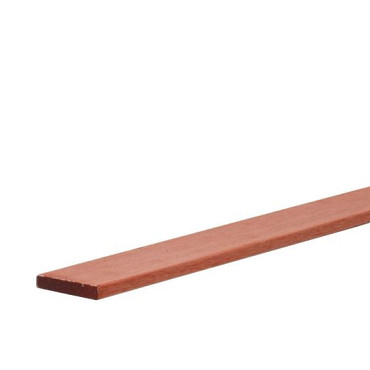 Hardhouten geschaafde Plank 1,6x9,0x180cm zonder V-groeven