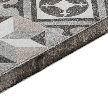 GeoProArte® Mosaic 60x60x4cm Taupe Deco