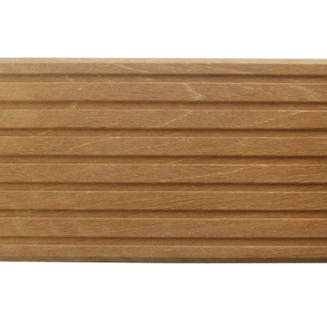 Terrasplank Bangkirai 27x145mm gegroefd/gladf Premium P100 | 457cm