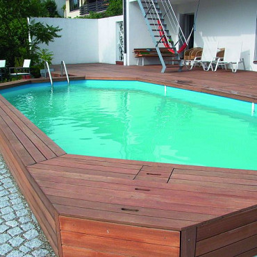 Terrasplank Mukulungu - Afrikulu 25x145mm glad Premium P410 | 335cm