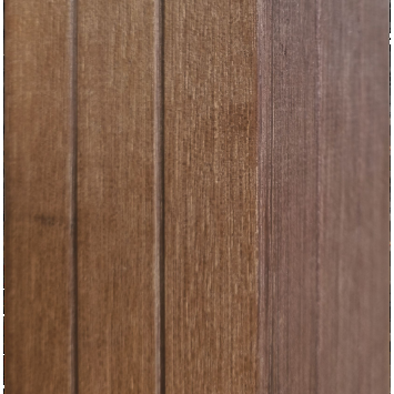 Paal Bangkirai 90x90mm V-groeven Premium P510 | 305cm