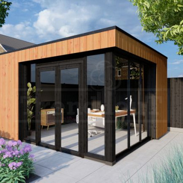 Buitenverblijf Capri 6100x3750x2550mm (bxdxh) model rechts alleen constructie