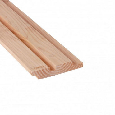 Douglas geschaafd rhombusprofiel 2,7x14,5x500cm onbehandeld