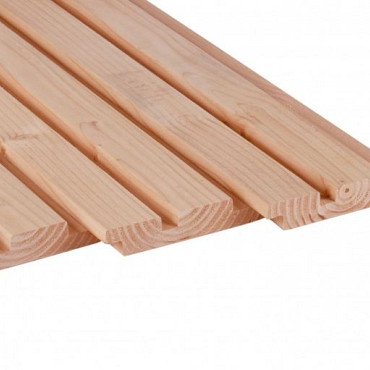 Douglas geschaafd rhombusprofiel 2,7x14,5x500cm onbehandeld