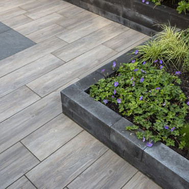 Keramische tegel Woodlook Dark Oak 30x120x2cm