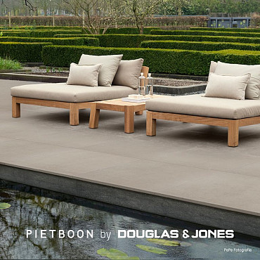 Keramische tegel Piet Boon Outdoor Texture Sage Beige 90x90x3cm