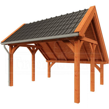 Kapschuur de Hoeve XL 4150x4400x3750mm (bxdxh)