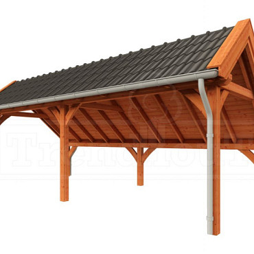 Kapschuur de Hoeve XL 7700x3800x3450mm (bxdxh)