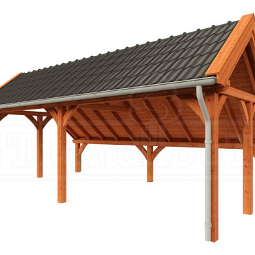 Kapschuur de Hoeve XL 7700x4400x3750mm (bxdxh)