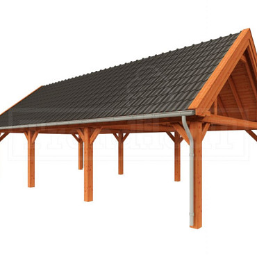 Buitenverblijf Zadeldak XXL 11450x5950x4900mm (bxdxh)