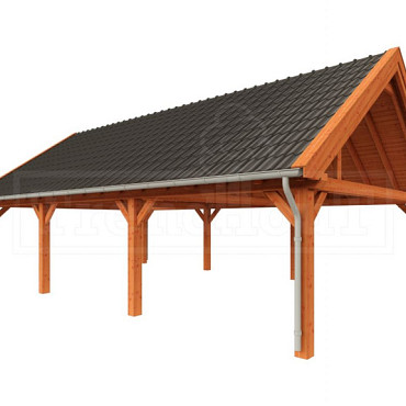 Buitenverblijf Zadeldak XXL 11450x7000x5000mm (bxdxh)