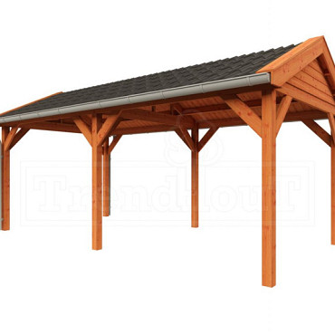 Buitenverblijf Zadeldak Betula 6150x3500x3150mm (bxdxh)