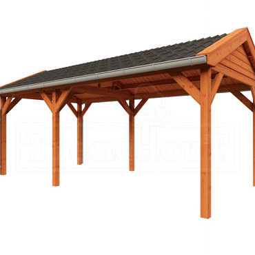 Buitenverblijf Zadeldak Betula 6300x3500x3150mm (bxdxh)