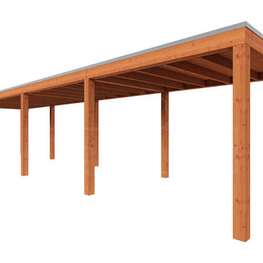 Buitenverblijf Palermo 11800x2550x2450mm (bxdxh)