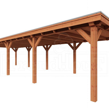 Buitenverblijf Siena 12200x4150x2500mm (bxdxh)