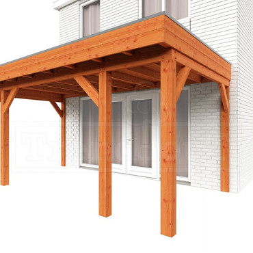 Aanbouwveranda Ancona 5750x3300x2600mm (bxdxh)