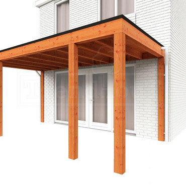 Aanbouwveranda Modena 5050x3000x2700mm (bxdxh)