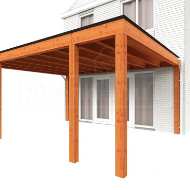 Aanbouwveranda Modena 5050x4850x2700mm (bxdxh)