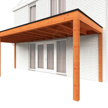 Aanbouwveranda Modena 7300x3000x2700mm (bxdxh) links
