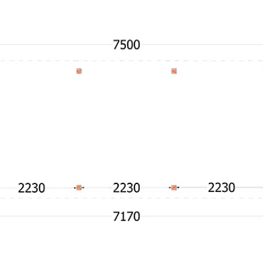 Kapschuur de Deel 7500x3400x3000mm (bxdxh)