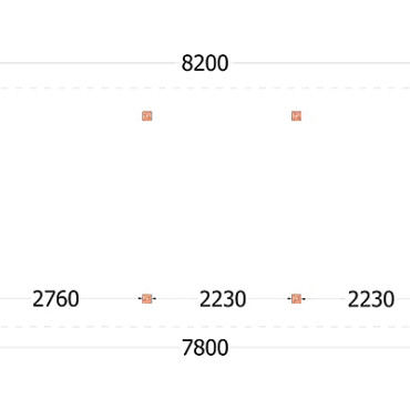 Kapschuur de Hoeve XL 8200x3800x3450mm (bxdxh) links