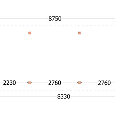 Kapschuur de Hoeve XL 8750x3800x3450mm (bxdxh) links