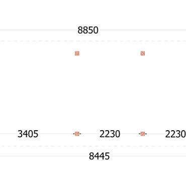 Kapschuur de Hoeve XL 8850x3800x3450mm (bxdxh) links
