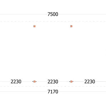 Buitenverblijf Zadeldak Betula 7500x4150x3350mm (bxdxh)