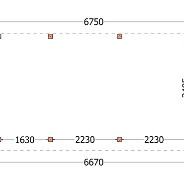Buitenverblijf Mensa 6750x4000x2600mm (bxdxh)