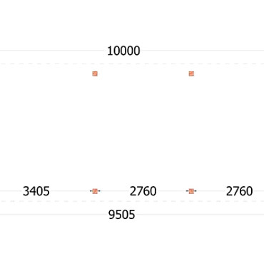 Buitenverblijf Siena 10000x4150x2500mm (bxdxh)