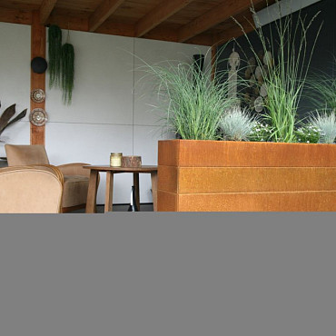 Plantenbak Modulair Corten 150x120x56cm