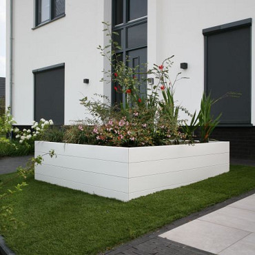 Plantenbak Modulair Wit 150x150x42cm