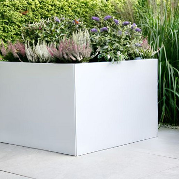 Plantenbak Vlak Wit 210x90x40cm