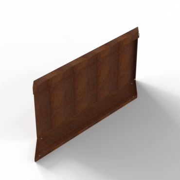 Plantenbak Module+ Parallel paneel-Rechts (E) 90x42cm Corten