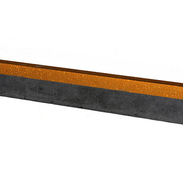 U-profiel gelijkzijdig opsluitband 6cm 300x4.6x4.6x6.4cm Corten