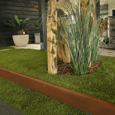 U-profiel ongelijkzijdig opsluitband 5cm 220x5.1x20.1x5.4cm Corten