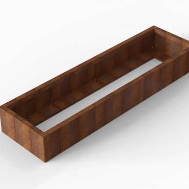 Plantenbak Module+ Corten 210x60x28cm