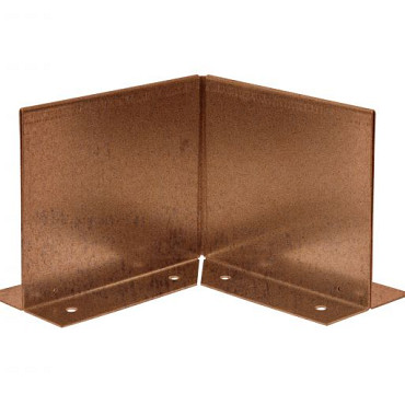 Inwendige hoek Double (flg) 16.5cm Corten