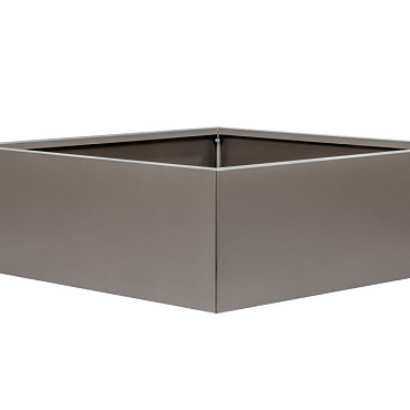 Plantenbak Vlak Taupe 210x210x40cm