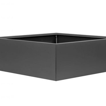 Plantenbak Vlak Antraciet 210x210x40cm