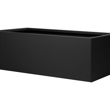 Plantenbak Vlak Grafietzwart 150x60x60cm
