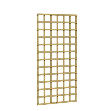 Vuren Trellis de Luxe, 90x180cm groen geïmpregneerd