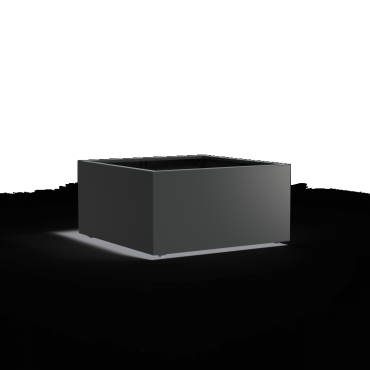 CARREZ met wielen 1200x1200x600mm Aluminium (AFWL4.2)