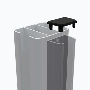 Boston Bevestigingsset voor muurprofiel | RAL9005