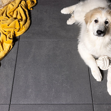 Trippel T 60x60x4cm Zwart/Grijs Nuance