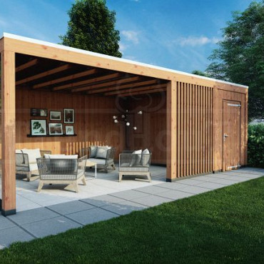 Buitenverblijf Palermo 10800x2550x2450mm (bxdxh)