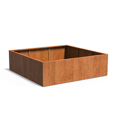 CARREZ met bodem 2000x2000x600mm Corten (CA1.2)